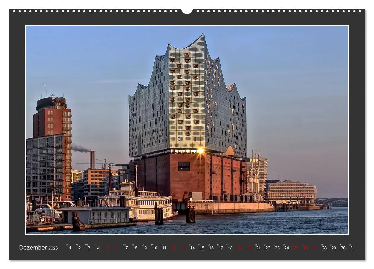 Bild: 9783457503690 | Wahrzeichen Elbphilharmonie (Wandkalender 2026 DIN A2 quer),...