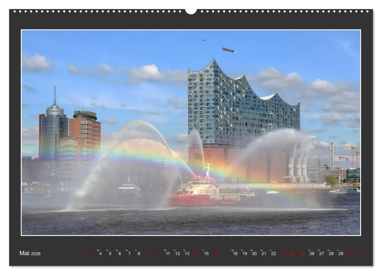 Bild: 9783457503690 | Wahrzeichen Elbphilharmonie (Wandkalender 2026 DIN A2 quer),...