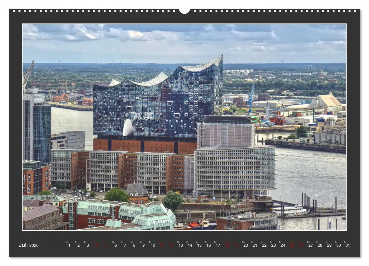 Bild: 9783457503690 | Wahrzeichen Elbphilharmonie (Wandkalender 2026 DIN A2 quer),...