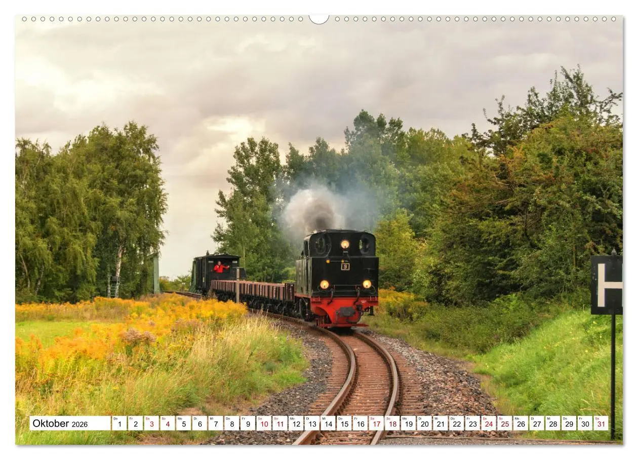 Bild: 9783457743690 | Mansfelder Bergwerksbahn (Wandkalender 2026 DIN A2 quer), CALVENDO...