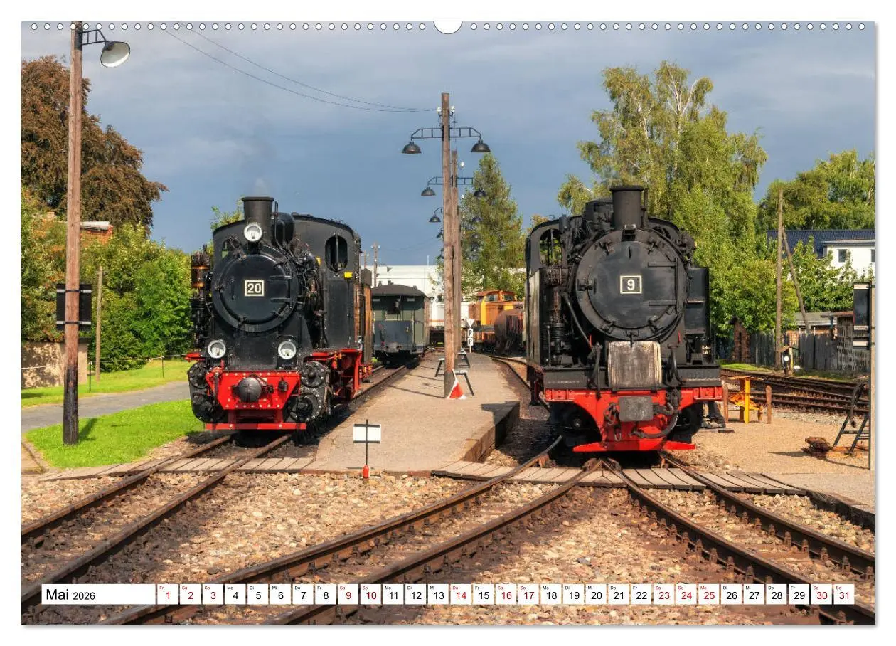 Bild: 9783457743690 | Mansfelder Bergwerksbahn (Wandkalender 2026 DIN A2 quer), CALVENDO...