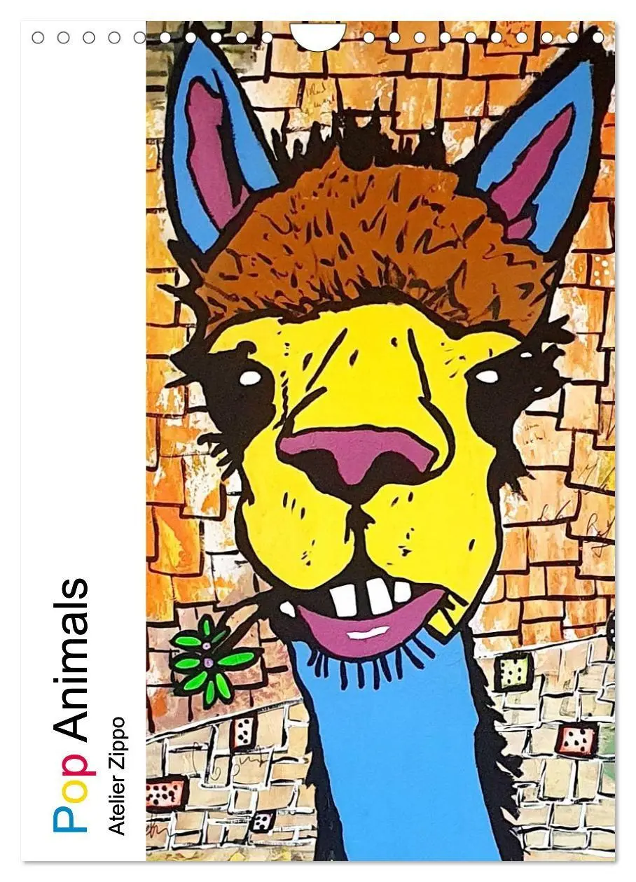 Cover: 9783516693690 | Pop Art Animals - Atelier Zippo (Wandkalender 2026 DIN A4 hoch),...