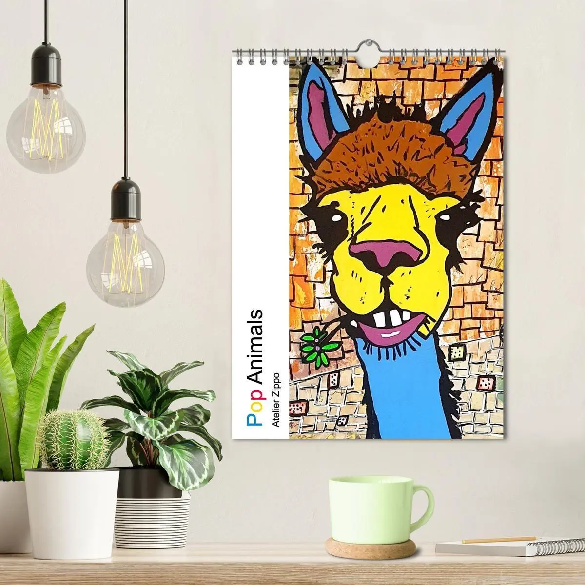 Bild: 9783516693690 | Pop Art Animals - Atelier Zippo (Wandkalender 2026 DIN A4 hoch),...
