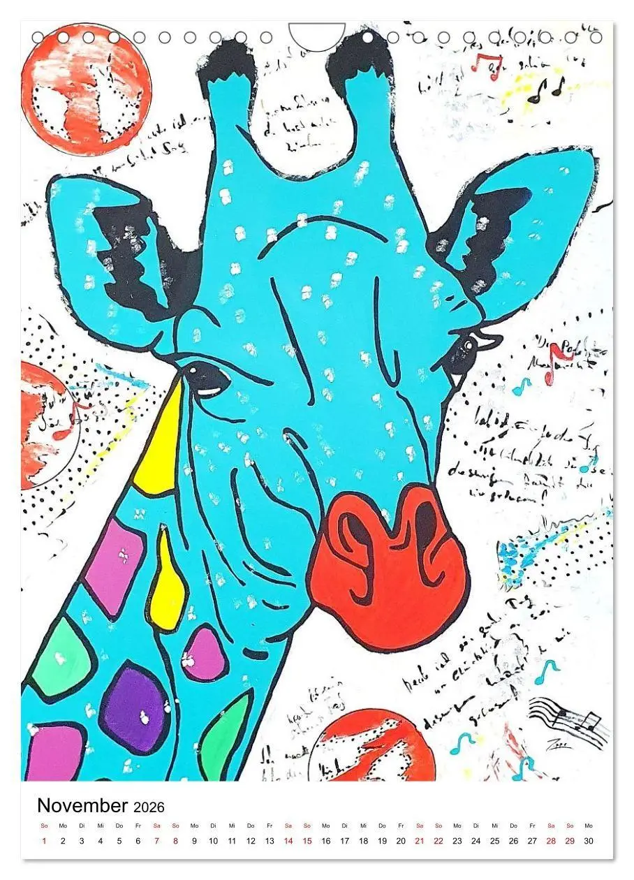 Bild: 9783516693690 | Pop Art Animals - Atelier Zippo (Wandkalender 2026 DIN A4 hoch),...