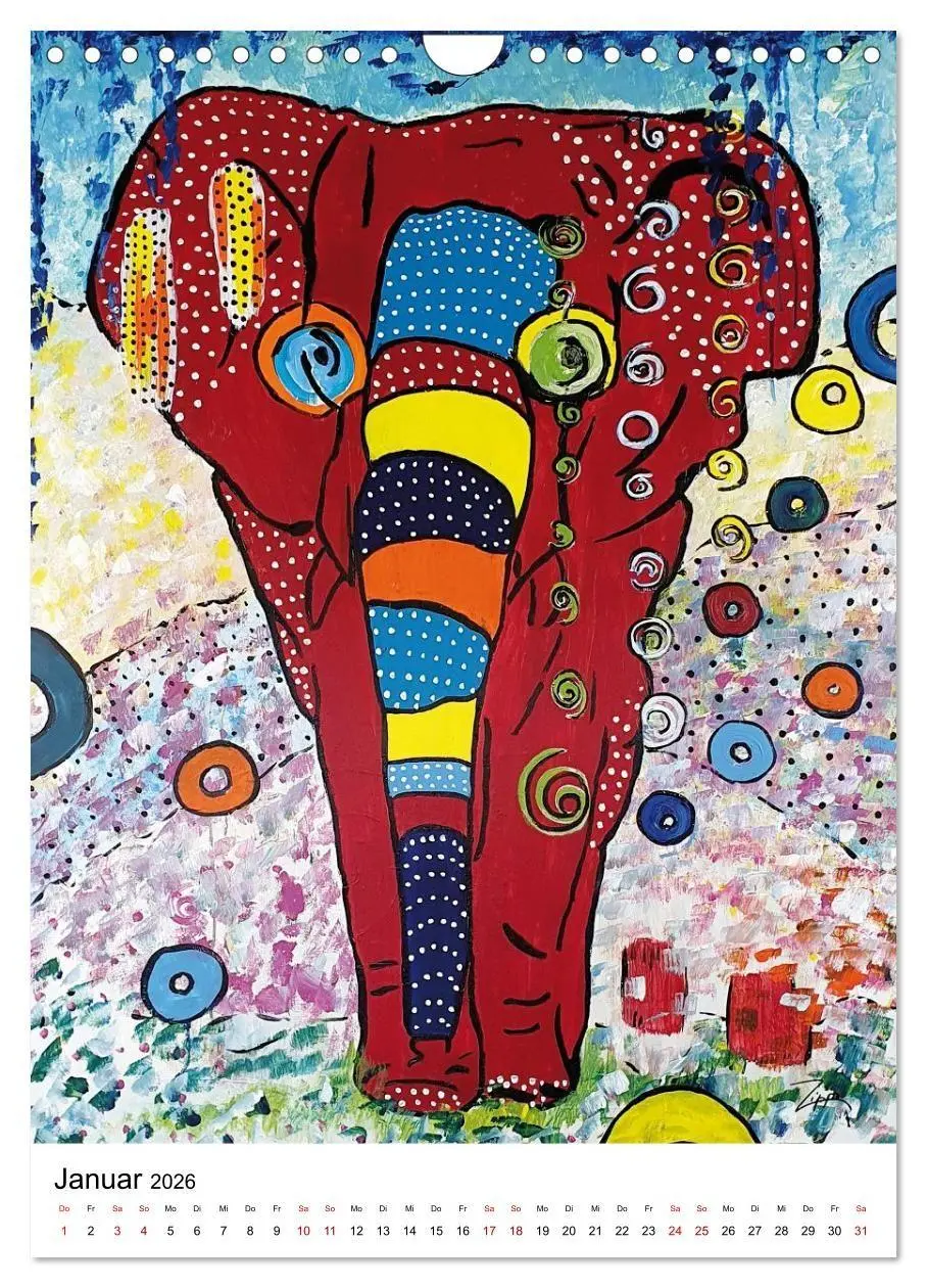 Bild: 9783516693690 | Pop Art Animals - Atelier Zippo (Wandkalender 2026 DIN A4 hoch),...