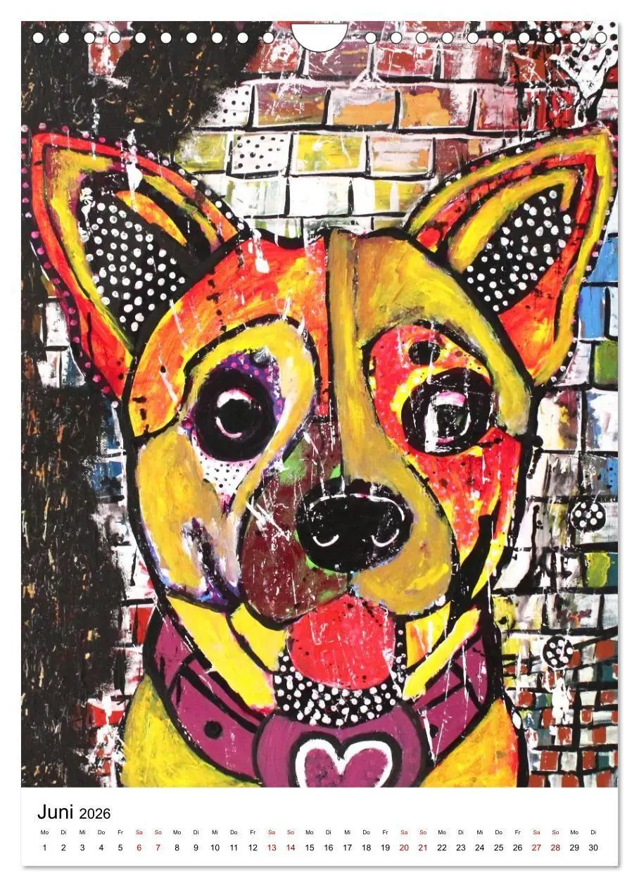 Bild: 9783516693690 | Pop Art Animals - Atelier Zippo (Wandkalender 2026 DIN A4 hoch),...