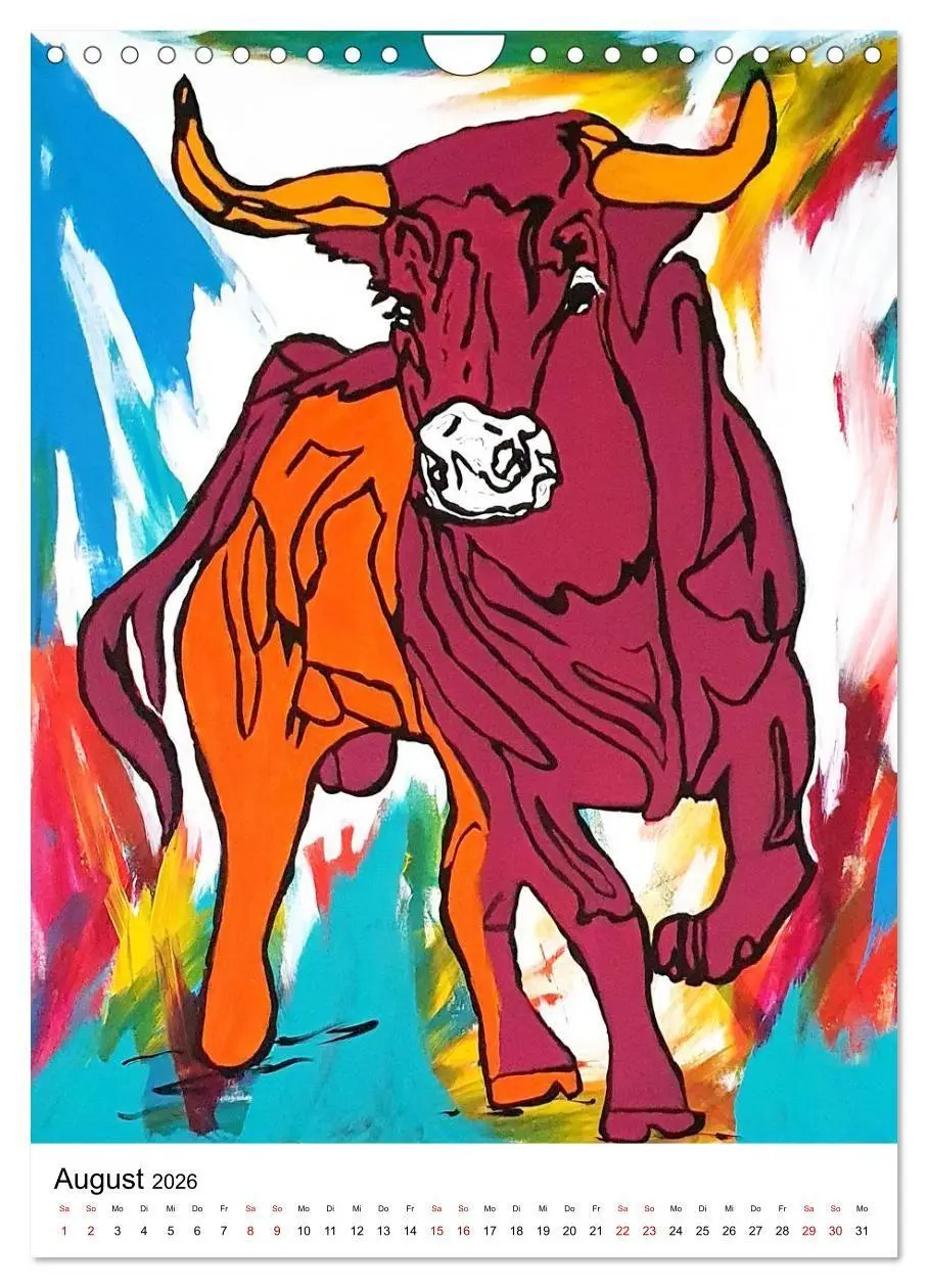Bild: 9783516693690 | Pop Art Animals - Atelier Zippo (Wandkalender 2026 DIN A4 hoch),...