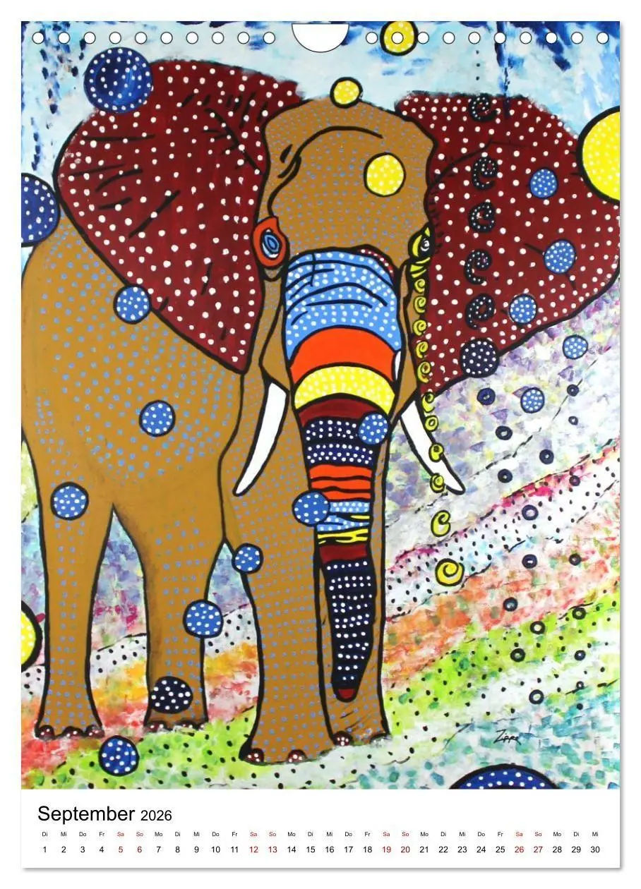 Bild: 9783516693690 | Pop Art Animals - Atelier Zippo (Wandkalender 2026 DIN A4 hoch),...