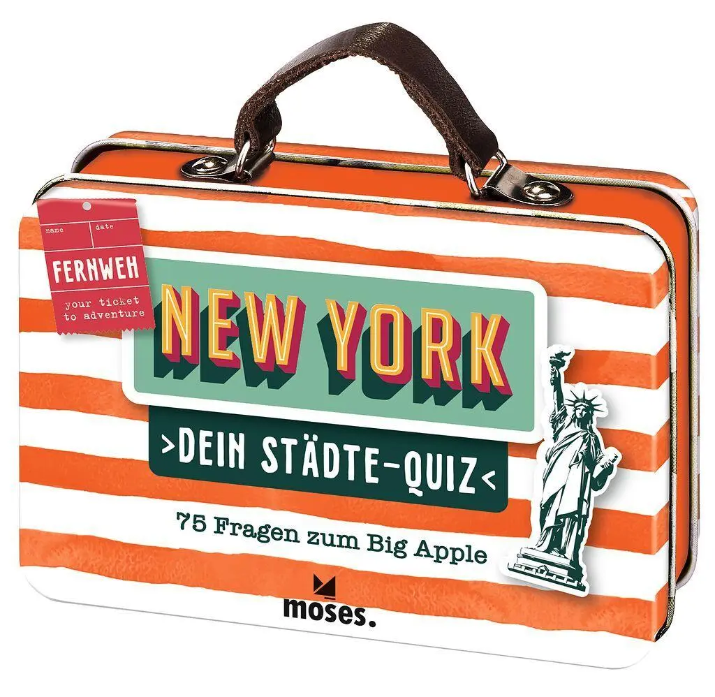 Cover: 9783964553690 | Dein Städte-Quiz New York | 75 Fragen zum Big Apple | Elke Vogel