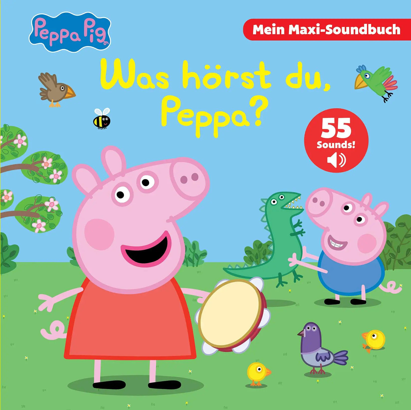Cover: 9781503773790 | Peppa Pig - Was hörst du, Peppa? - Mein Maxi-Soundbuch - 55 Sounds...