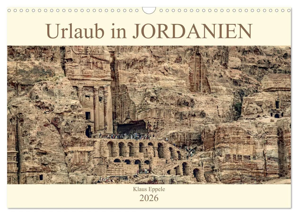 Cover: 9783457803790 | Urlaub in JORDANIEN (Wandkalender 2026 DIN A3 quer), CALVENDO...