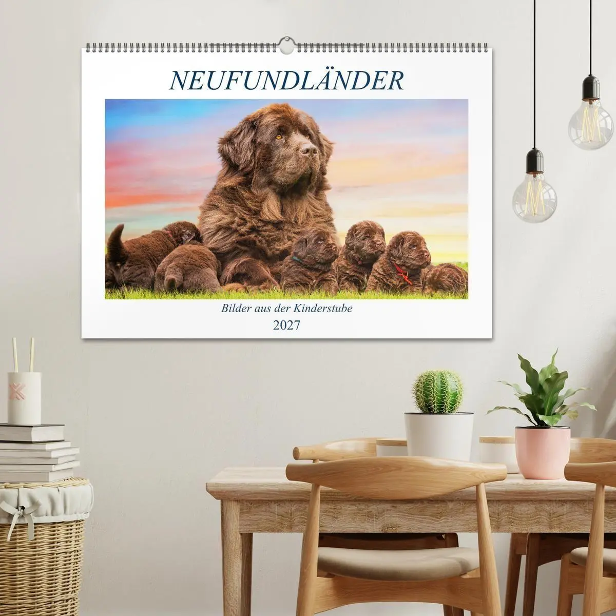 Bild: 9783569463790 | Neufundländer - Bilder aus der Kinderstube (Wandkalender 2027 DIN...