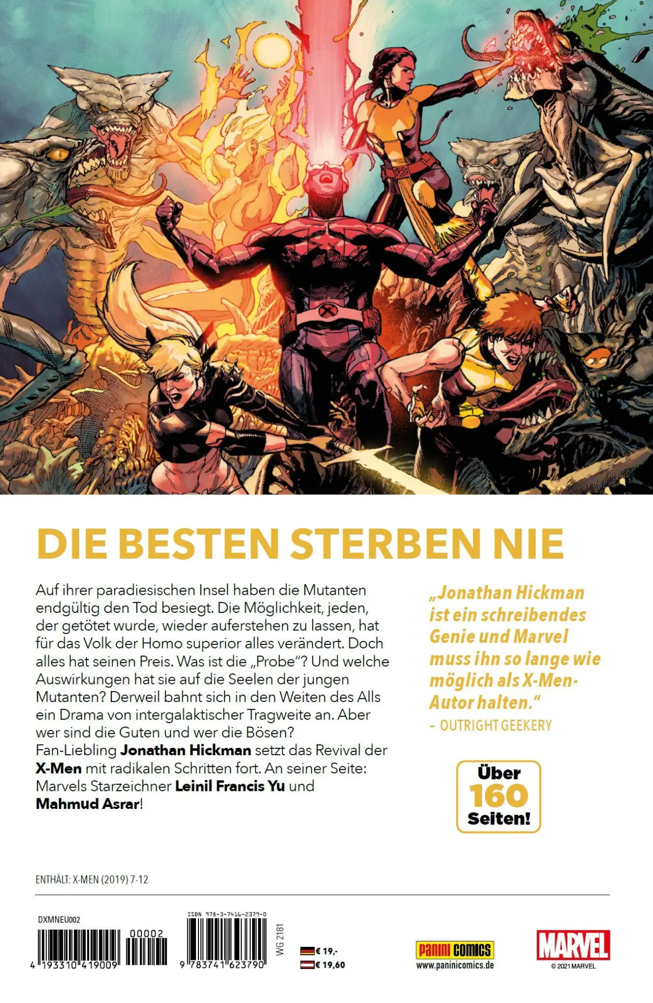 Rückseite: 9783741623790 | X-Men - Neustart | Bd. 2: Angriff der Killerpflanzen | Hickman (u. a.)