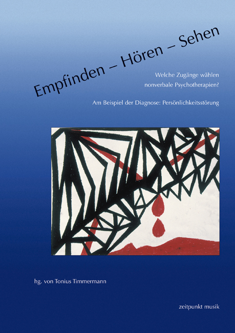 Cover: 9783895003790 | Empfinden - Hören - Sehen | Tonius Timmermann | Taschenbuch | Deutsch