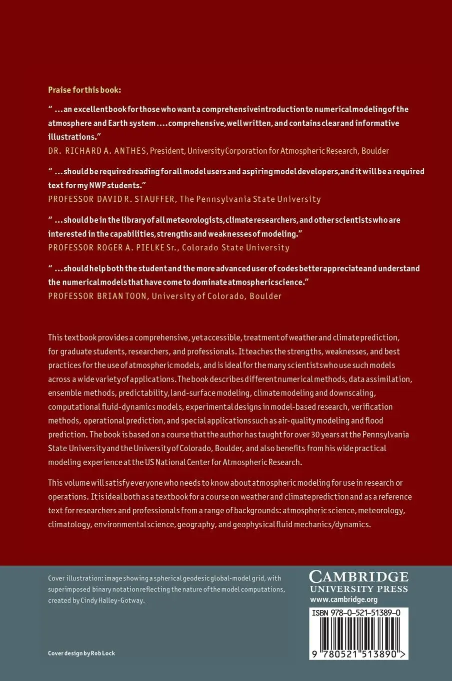 Rückseite: 9780521513890 | Numerical Weather and Climate Prediction | Thomas Tomkins Warner