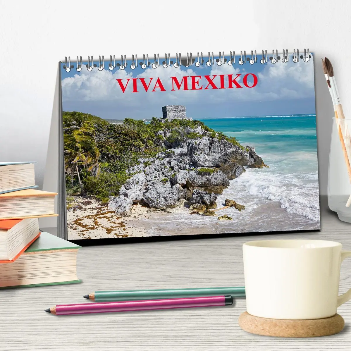 Bild: 9783457723890 | VIVA MEXIKO (Tischkalender 2026 DIN A5 quer), CALVENDO Monatskalender