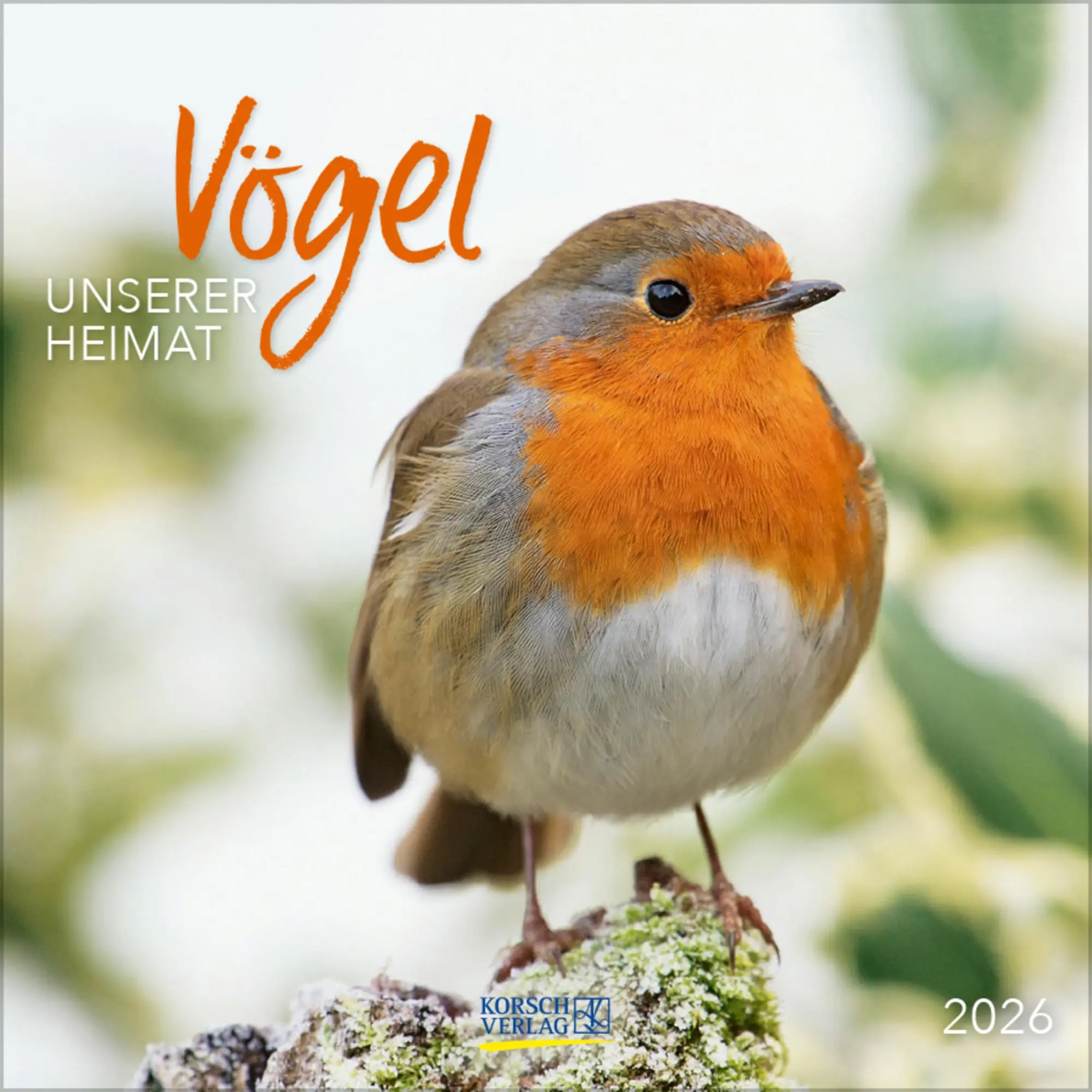 Cover: 9783731883890 | Vögel 2026 | Verlag Korsch | Kalender | 13 S. | Deutsch | 2026