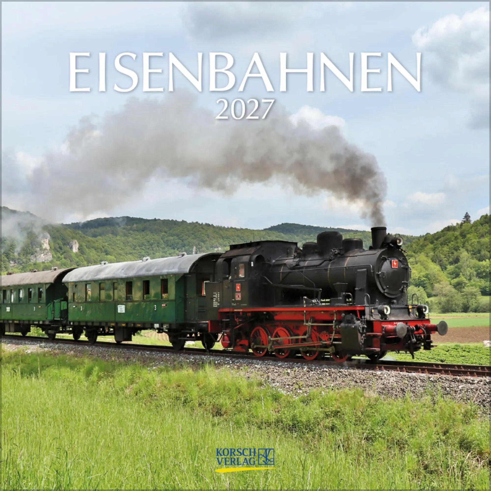 Cover: 9783819303890 | Eisenbahnen 2027 | Verlag Korsch | Kalender | 13 S. | Deutsch | 2027