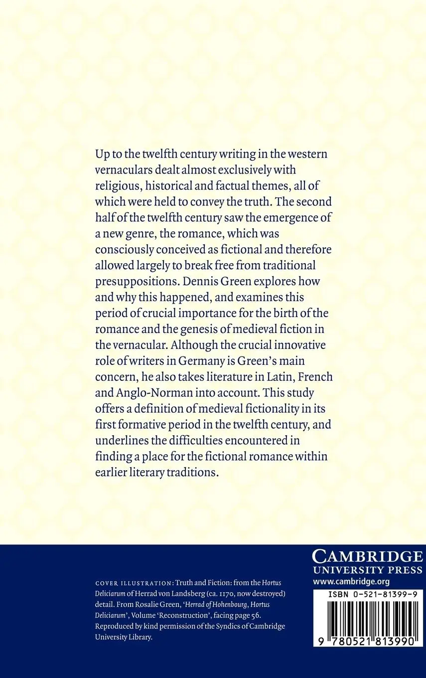 Rückseite: 9780521813990 | The Beginnings of Medieval Romance | Fact and Fiction, 1150 1220