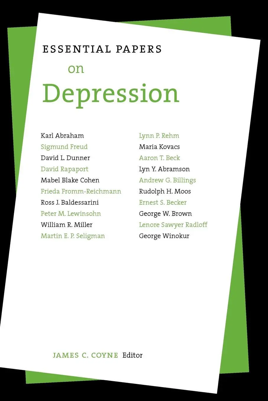 Cover: 9780814713990 | Essential Papers on Depression | James C. Coyne | Taschenbuch | 1986