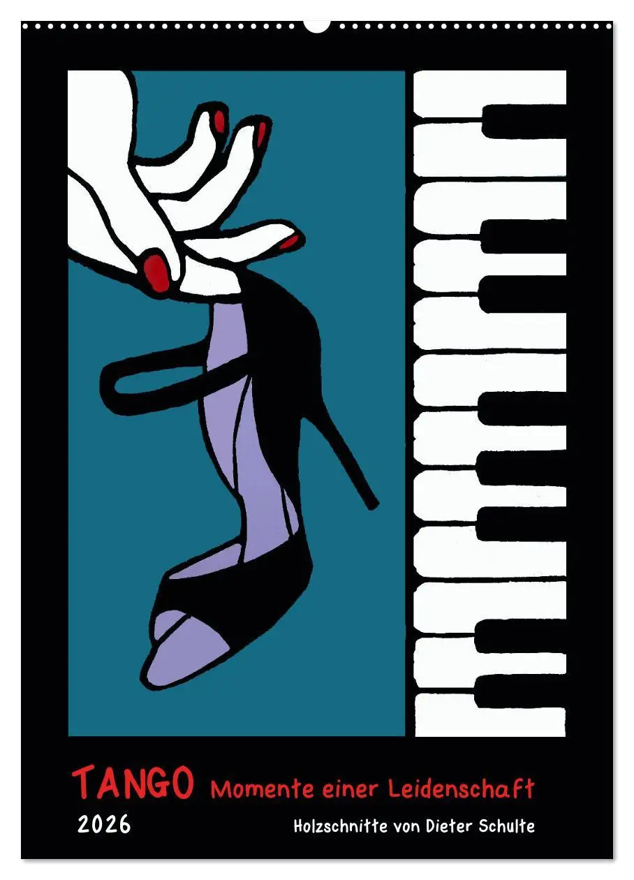 Cover: 9783516353990 | Tango - Momente einer Leidenschaft (Wandkalender 2026 DIN A2 hoch),...