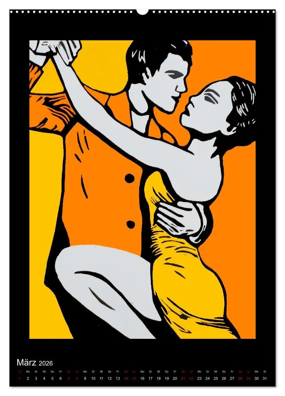 Bild: 9783516353990 | Tango - Momente einer Leidenschaft (Wandkalender 2026 DIN A2 hoch),...