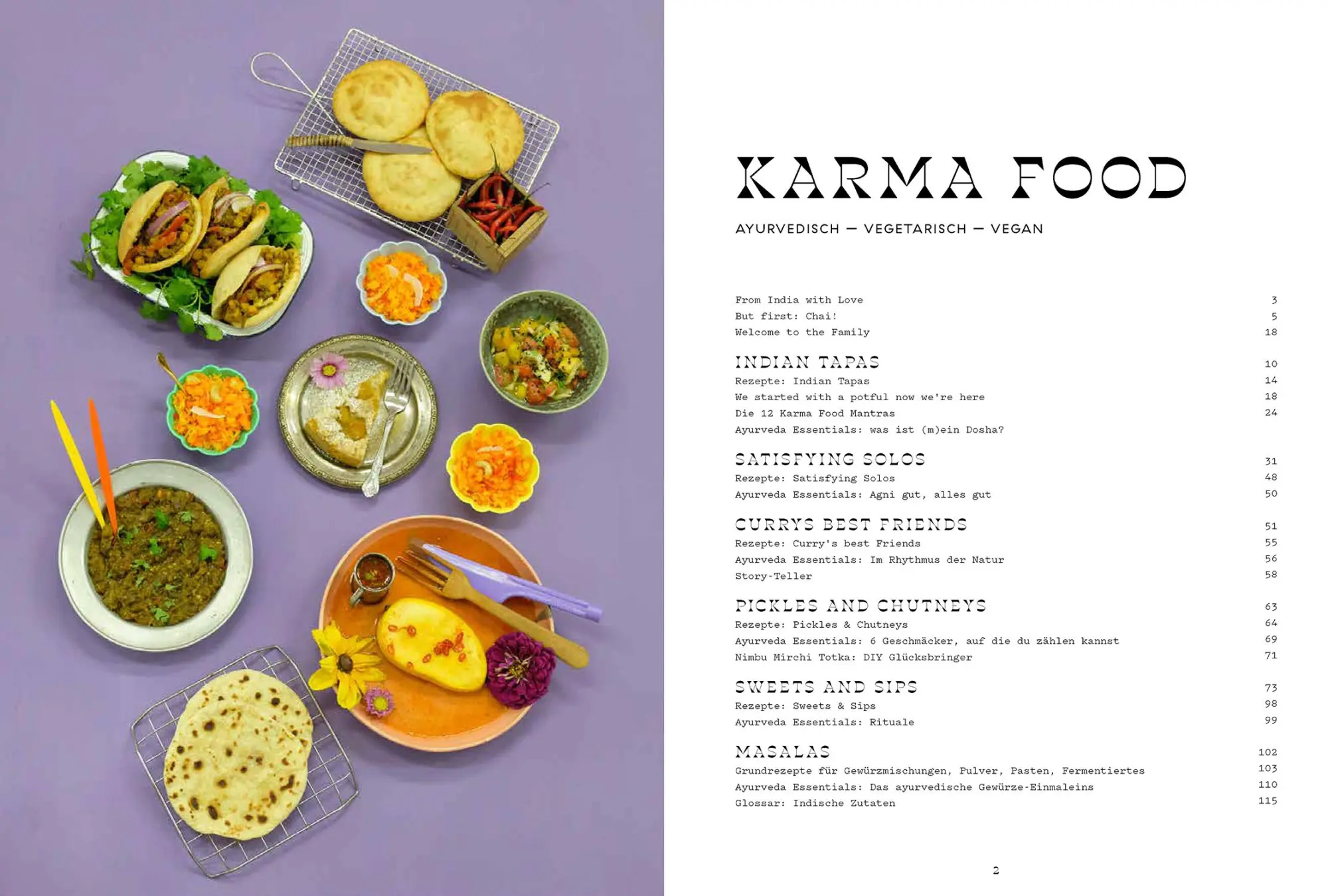 Bild: 9783710603990 | Karma Food | ayurvedisch - vegetarisch - vegan | Adi Raihmann (u. a.)