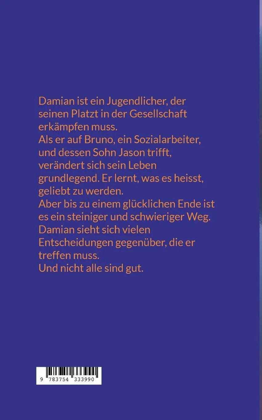 Rückseite: 9783754333990 | Damian | Der Schrei nach Leben | Adrian Baumgartner | Taschenbuch