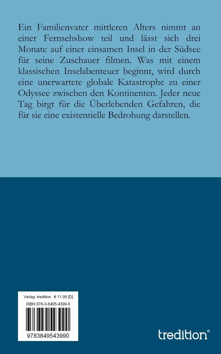 Rückseite: 9783849543990 | Ausgeliefert in der Südsee | Martin Altenberg | Taschenbuch | 224 S.