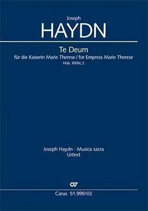 Cover: 9790007093990 | Te Deum (Klavierauszug) | für Kaiserin Marie Therese Hob. XXIIIc:2