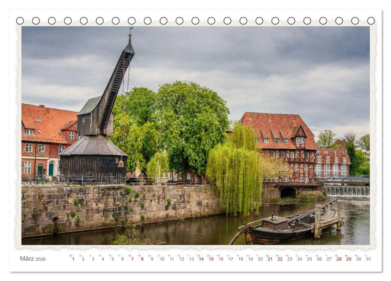 Bild: 9783457464090 | Malerisches Lüneburg (Tischkalender 2026 DIN A5 quer), CALVENDO...