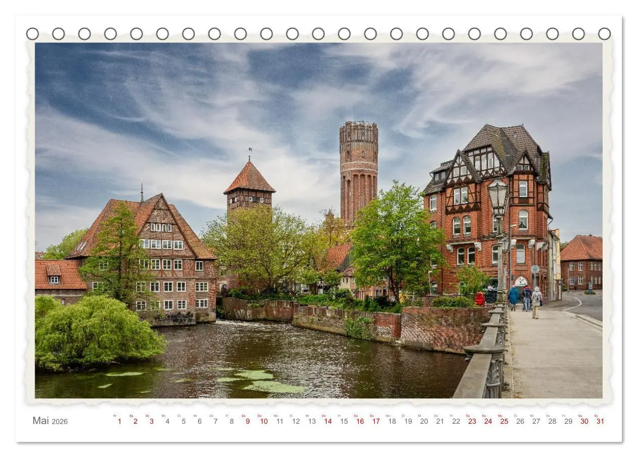 Bild: 9783457464090 | Malerisches Lüneburg (Tischkalender 2026 DIN A5 quer), CALVENDO...