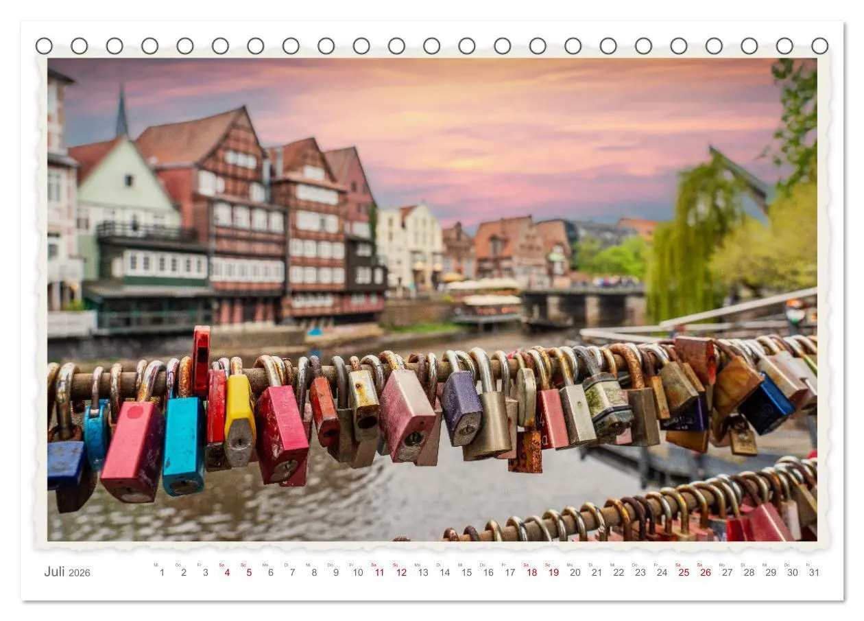 Bild: 9783457464090 | Malerisches Lüneburg (Tischkalender 2026 DIN A5 quer), CALVENDO...