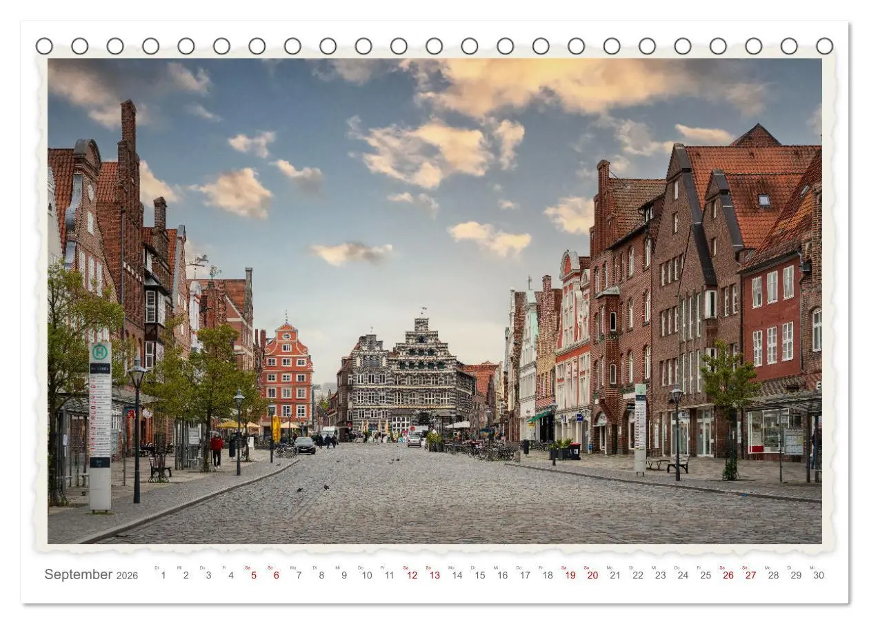 Bild: 9783457464090 | Malerisches Lüneburg (Tischkalender 2026 DIN A5 quer), CALVENDO...