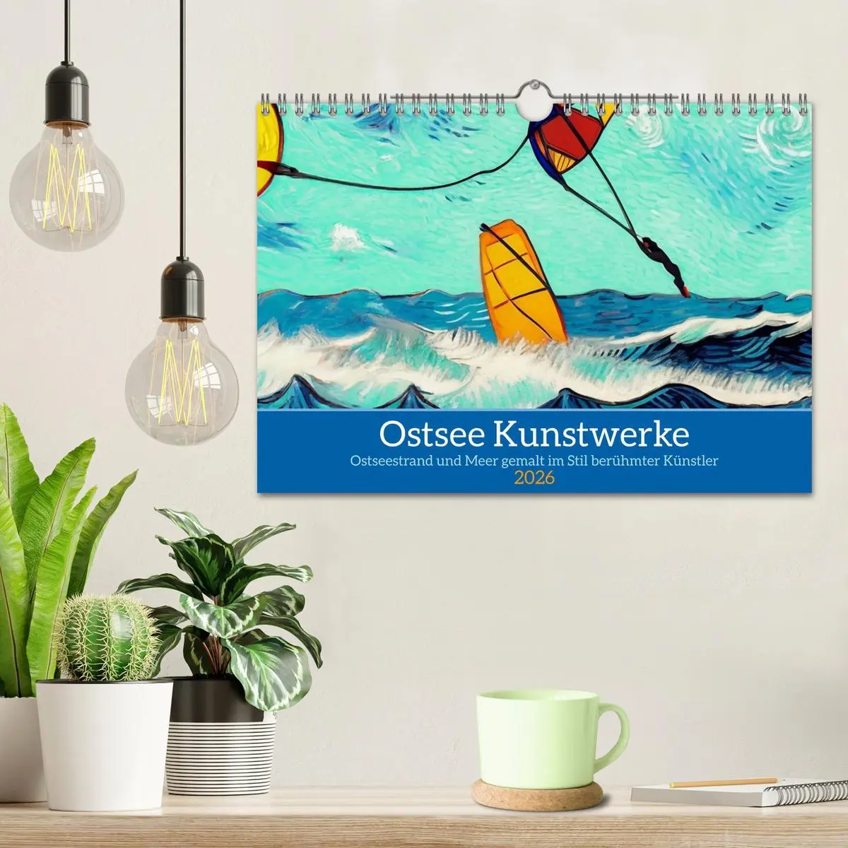 Bild: 9783457534090 | Ostsee Kunstwerke (Wandkalender 2026 DIN A4 quer), CALVENDO...