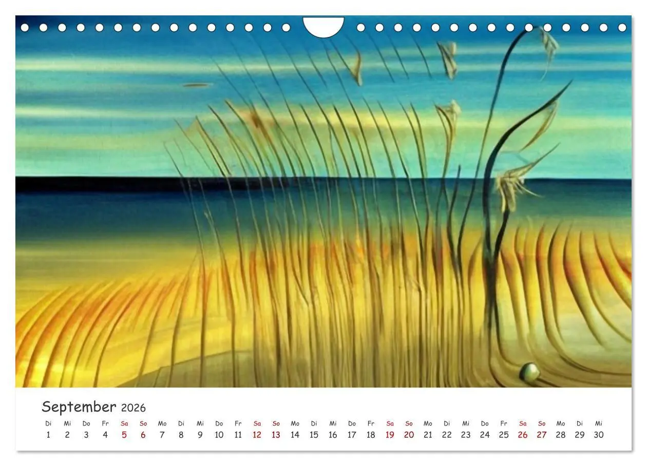 Bild: 9783457534090 | Ostsee Kunstwerke (Wandkalender 2026 DIN A4 quer), CALVENDO...