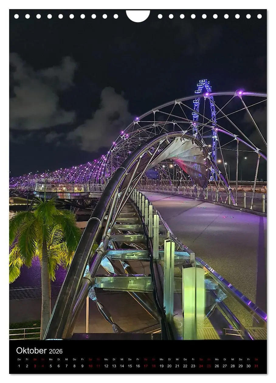 Bild: 9783516244090 | Singapur - Faszinierende Lichterwelt Marina Bay (Wandkalender 2026...
