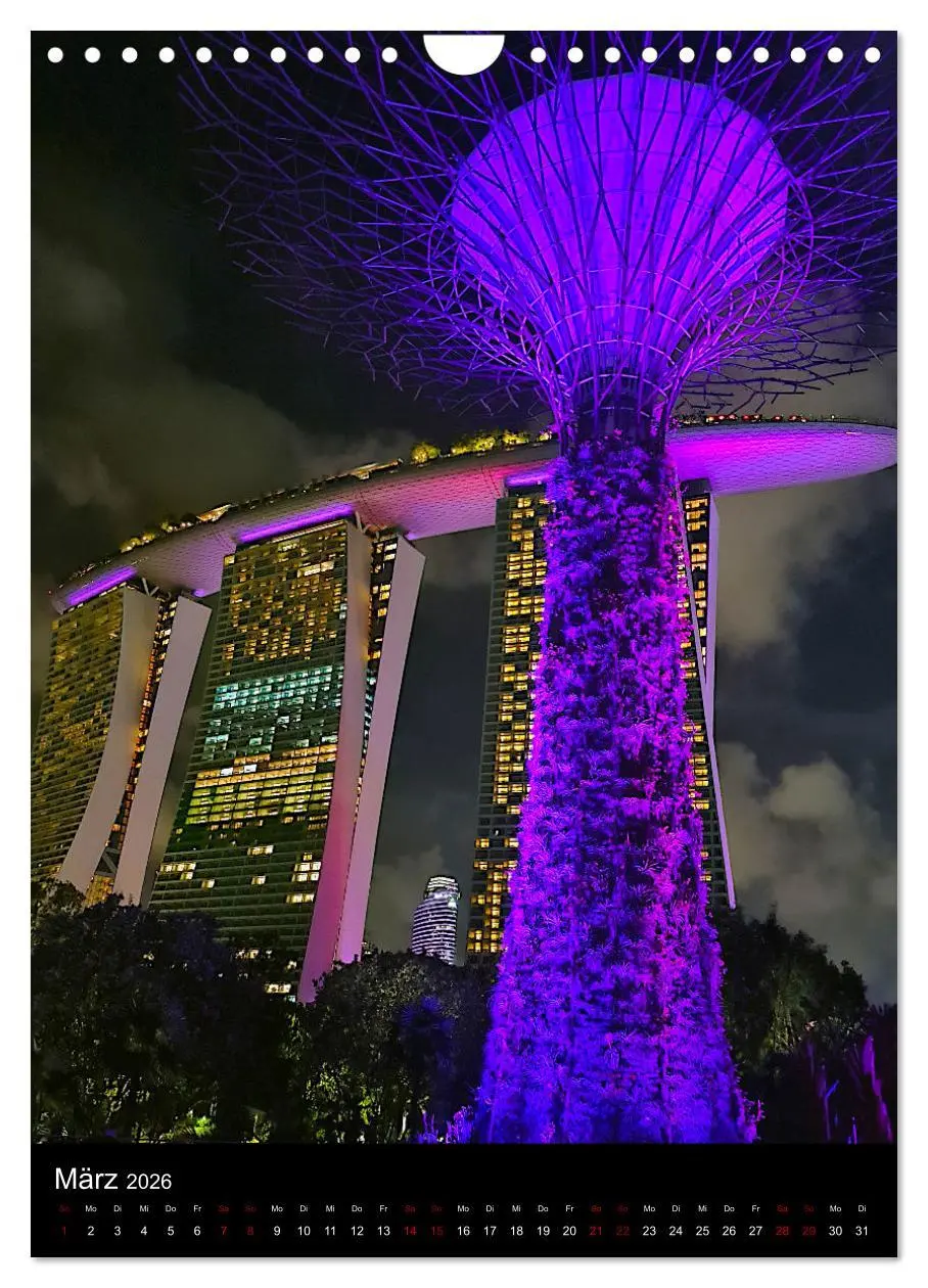 Bild: 9783516244090 | Singapur - Faszinierende Lichterwelt Marina Bay (Wandkalender 2026...