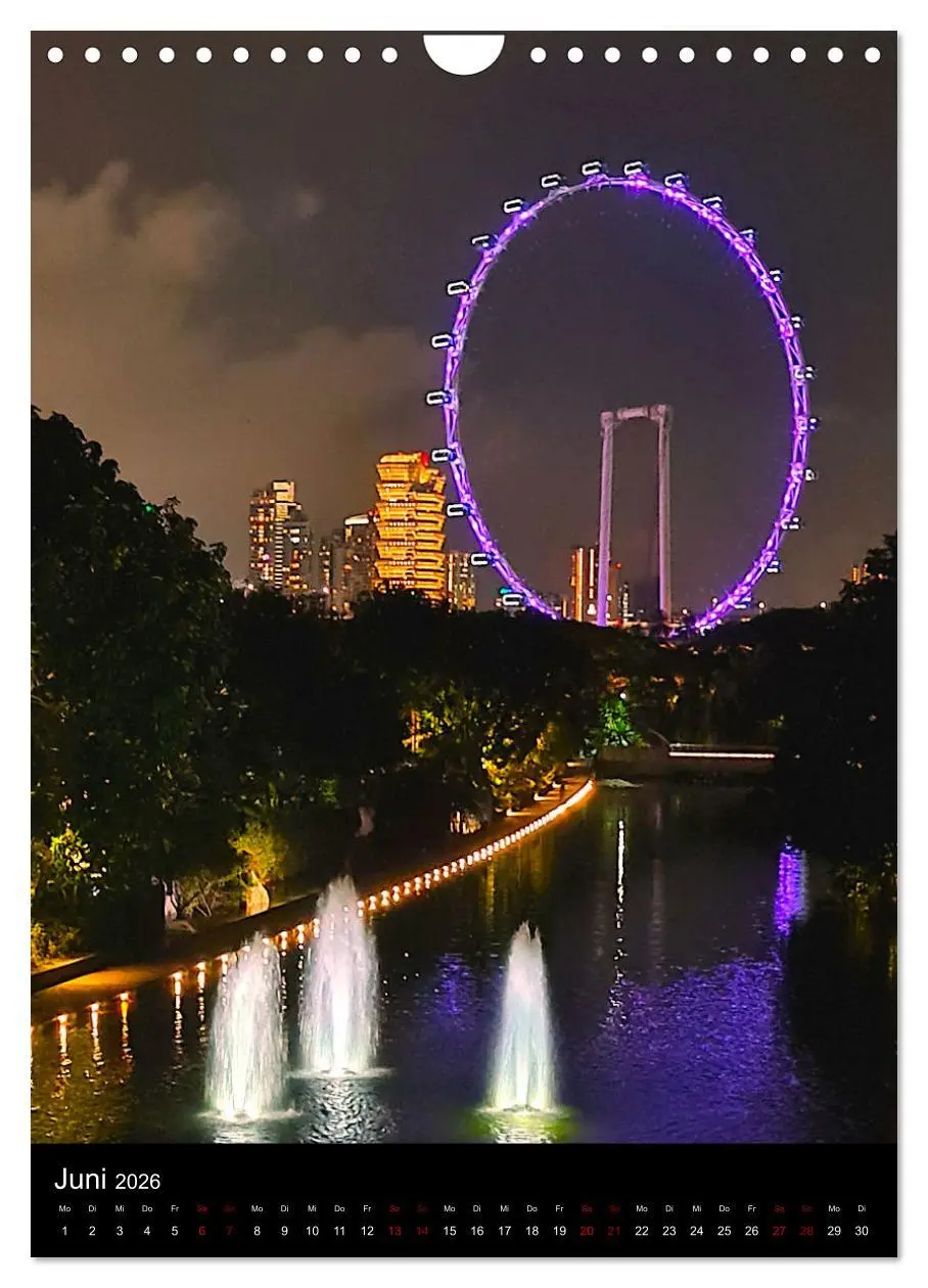 Bild: 9783516244090 | Singapur - Faszinierende Lichterwelt Marina Bay (Wandkalender 2026...