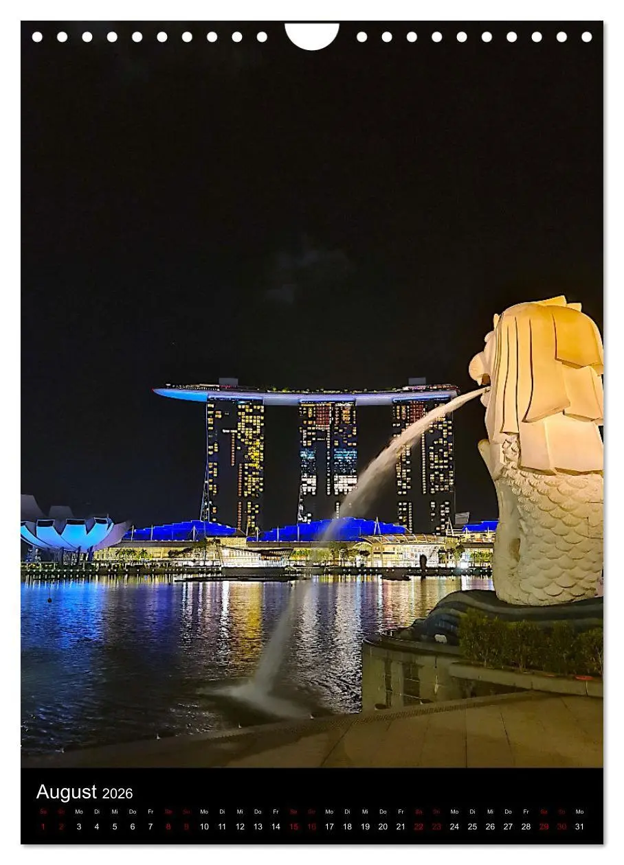 Bild: 9783516244090 | Singapur - Faszinierende Lichterwelt Marina Bay (Wandkalender 2026...