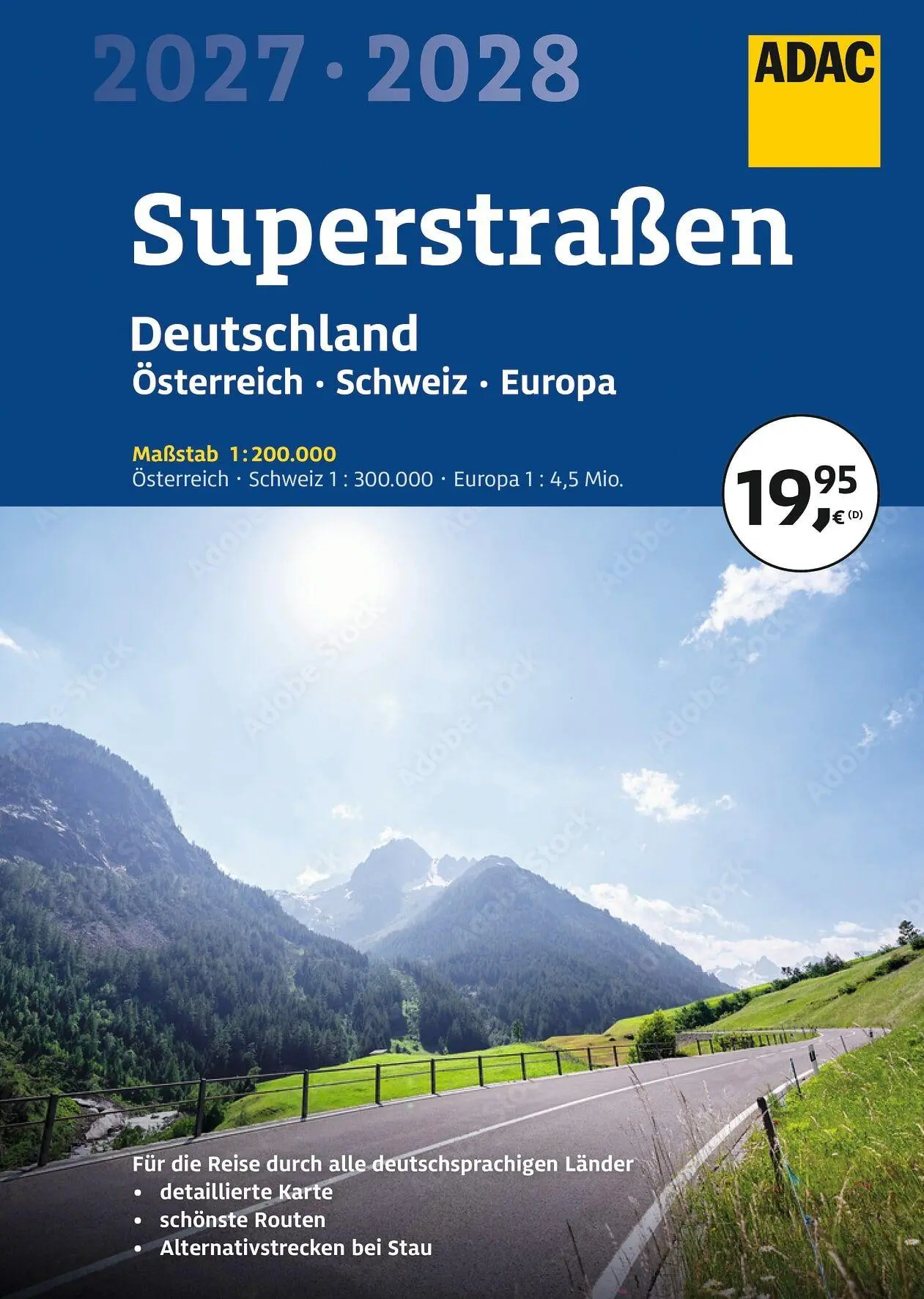 Cover: 9783826424090 | ADAC Superstraßen Autoatlas 2027/2028 Deutschland 1:200.000,...
