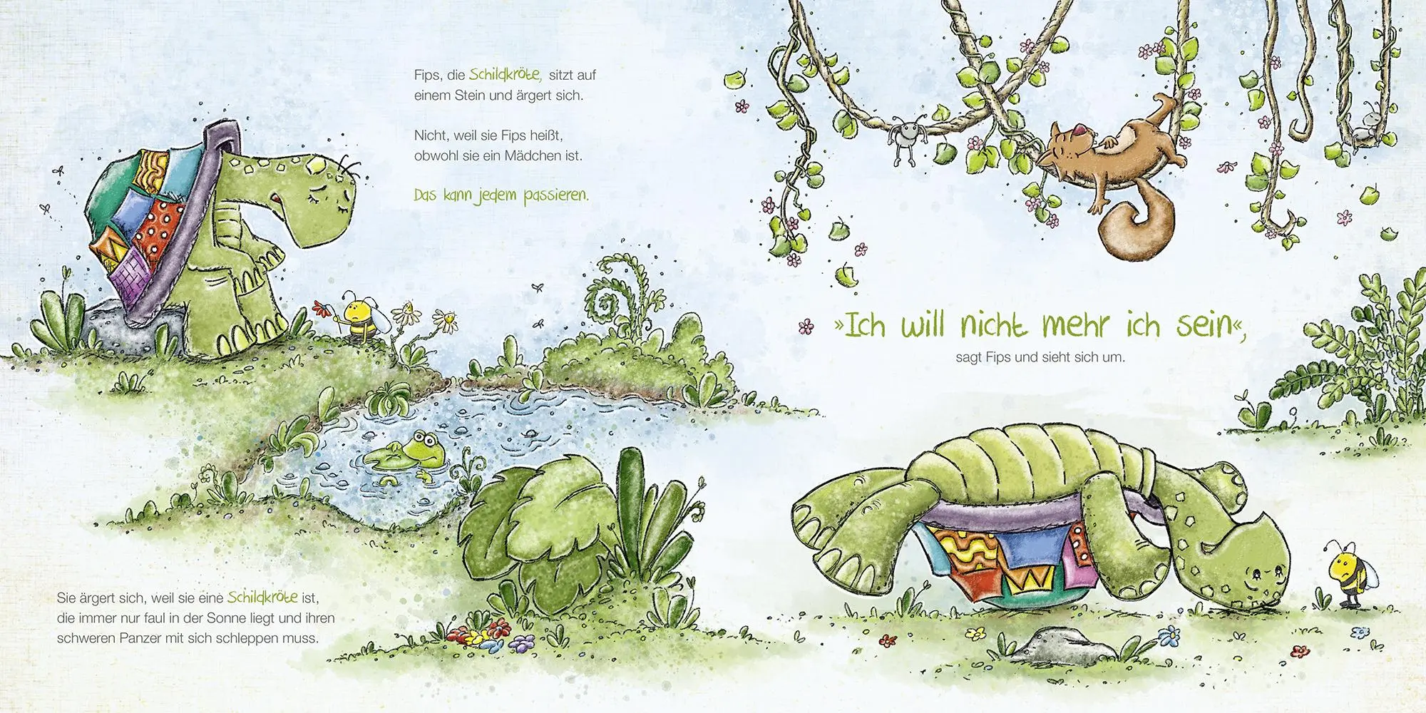 Bild: 9783906234090 | Fips will keine Schildkröte mehr sein | Simone Gruber | Buch | 36 S.
