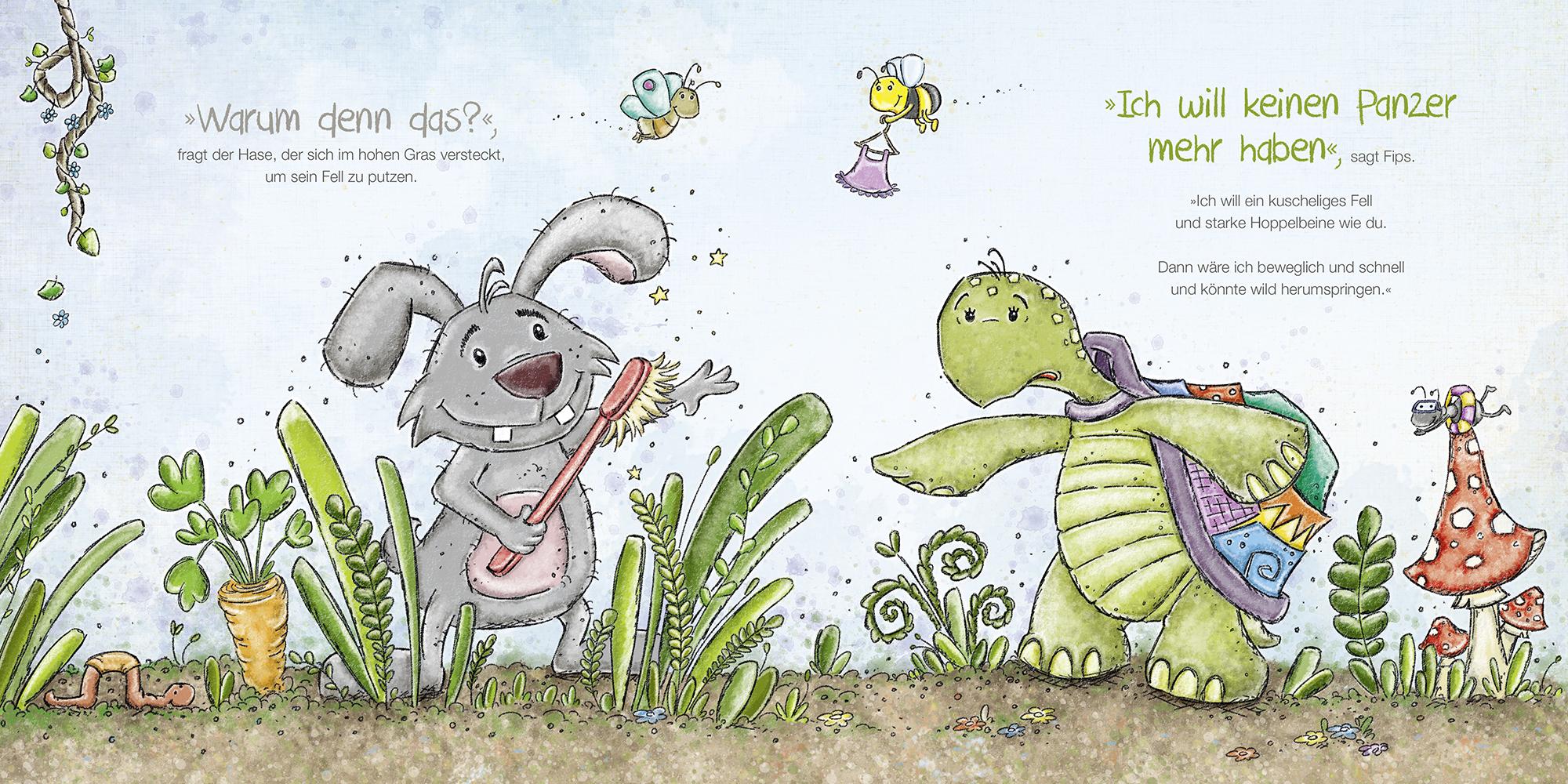 Bild: 9783906234090 | Fips will keine Schildkröte mehr sein | Simone Gruber | Buch | 36 S.