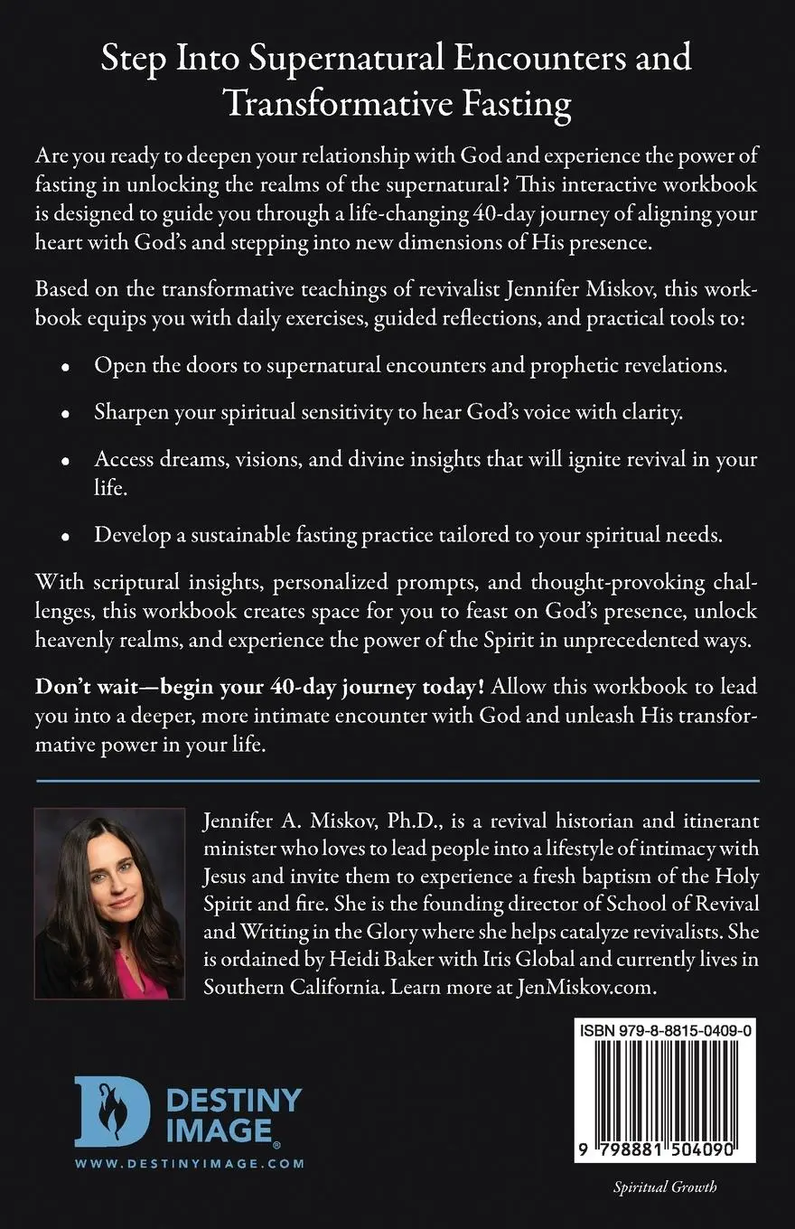 Rückseite: 9798881504090 | The Official Workbook for Feasting on God's Presence | Miskov (u. a.)