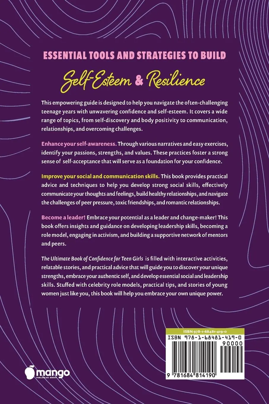 Rückseite: 9781684814190 | The Ultimate Book of Confidence for Teen Girls | M. J. Fievre | Buch