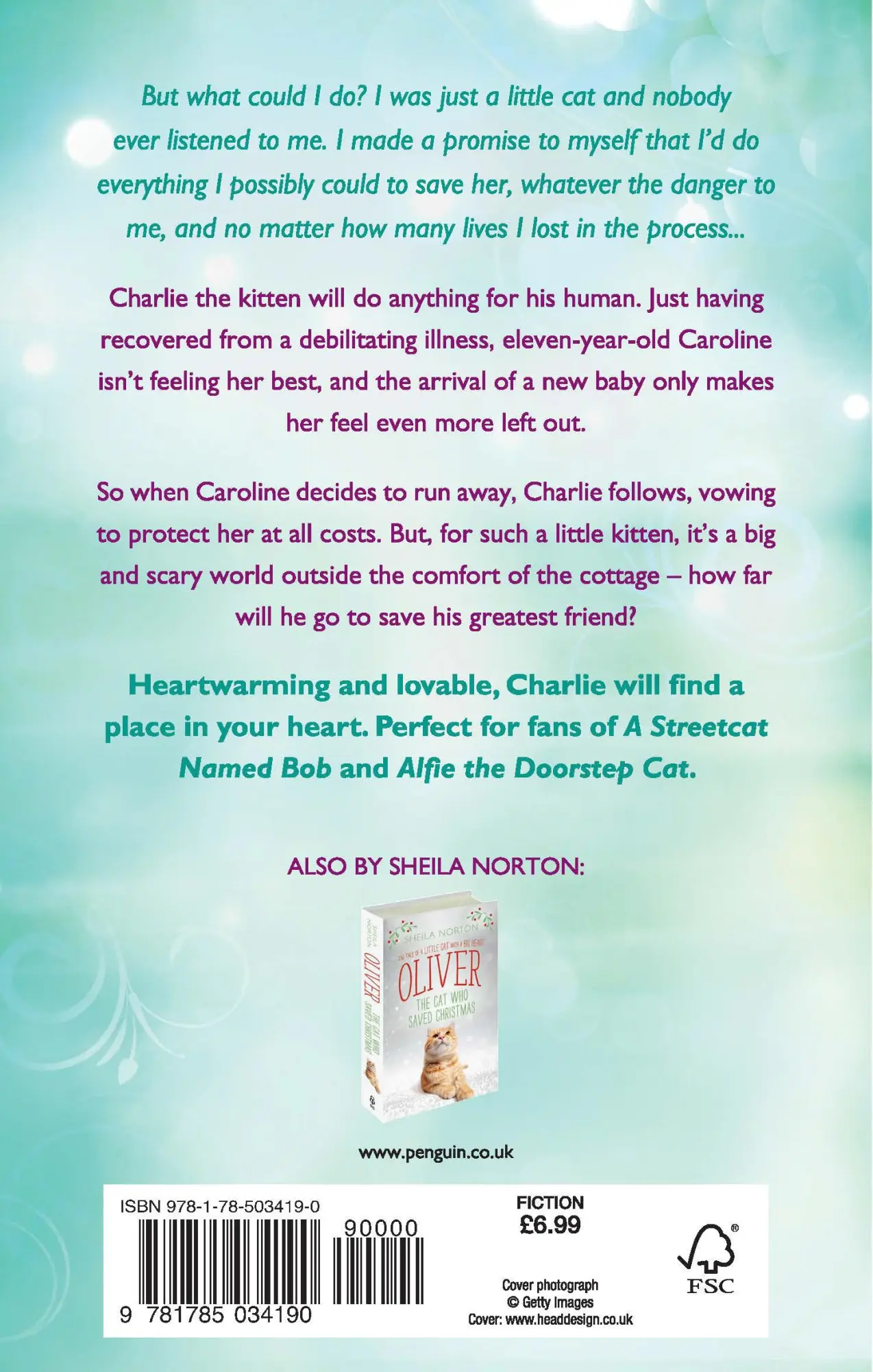 Rückseite: 9781785034190 | Charlie the Kitten Who Saved a Life | Sheila Norton | Taschenbuch