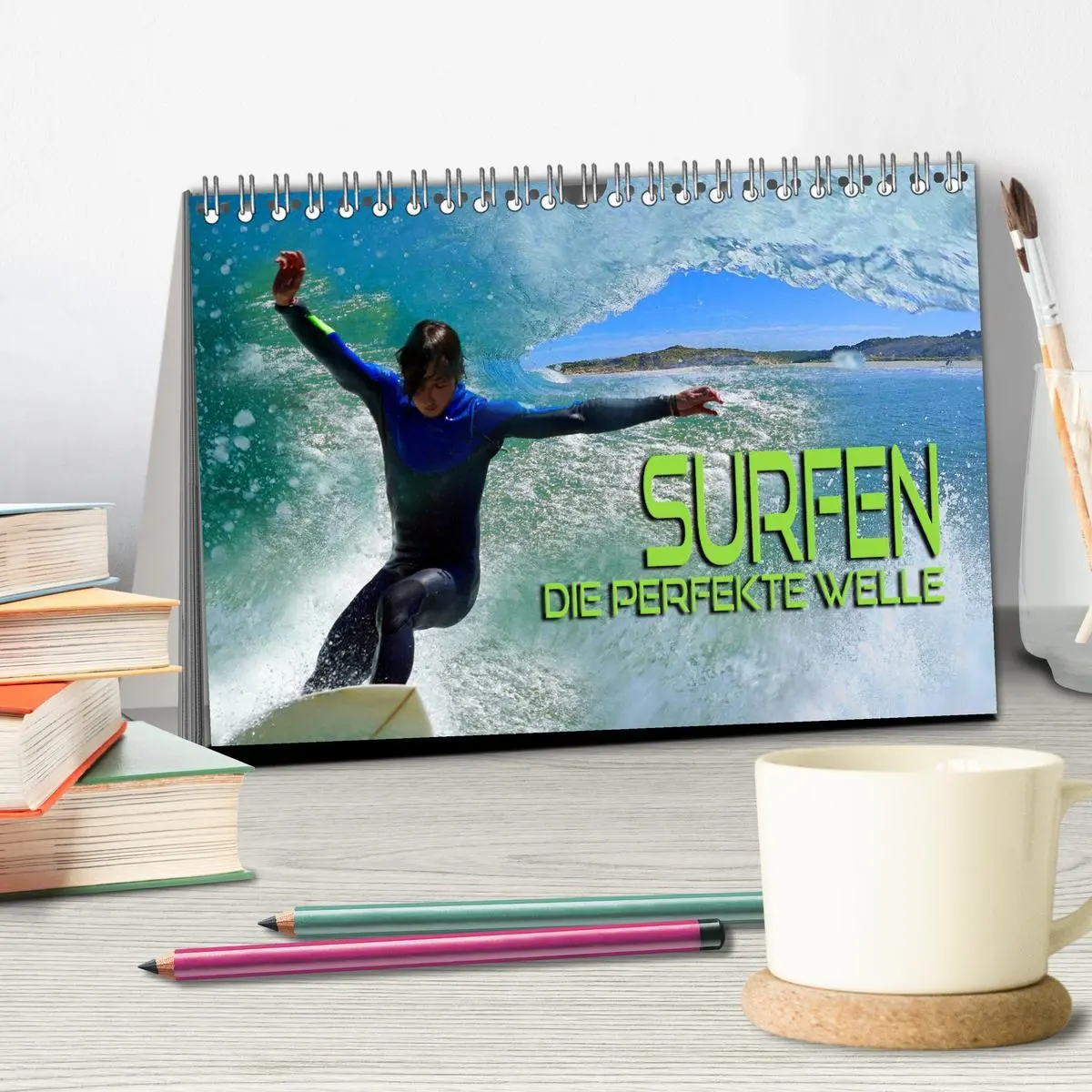 Bild: 9783457834190 | Surfen - die perfekte Welle (Tischkalender 2026 DIN A5 quer),...