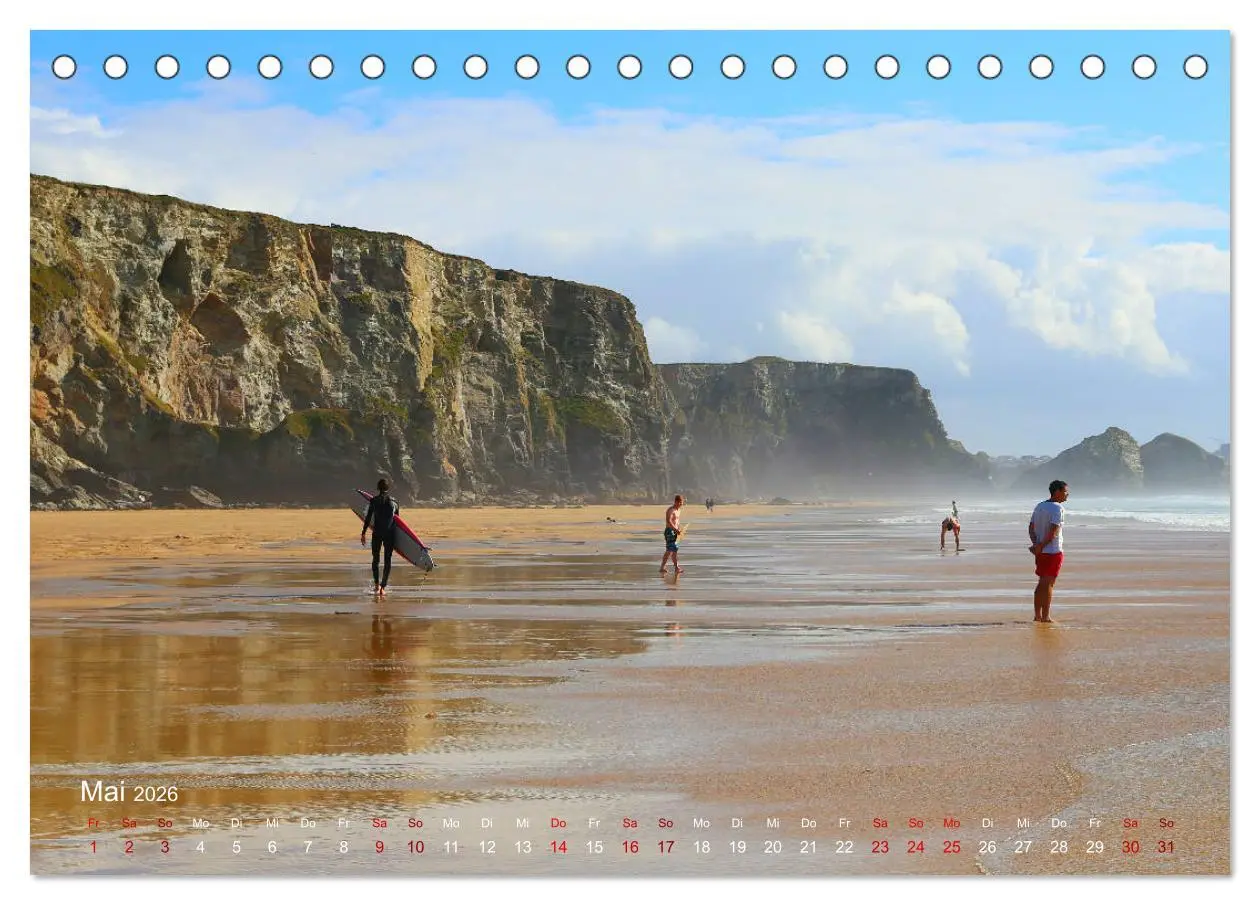 Bild: 9783457834190 | Surfen - die perfekte Welle (Tischkalender 2026 DIN A5 quer),...