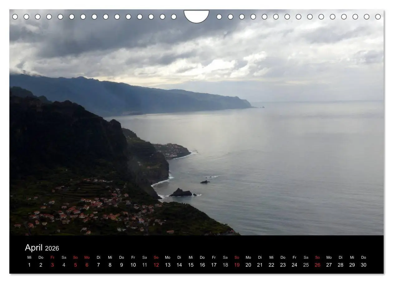 Bild: 9783516164190 | Madeira 2026 (Wandkalender 2026 DIN A4 quer), CALVENDO Monatskalender