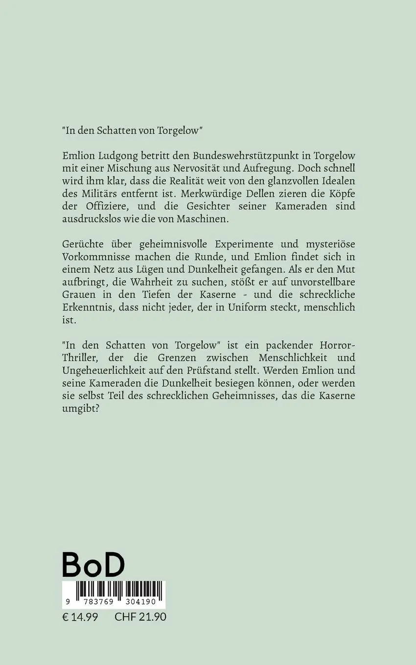 Rückseite: 9783769304190 | Kaserne des Grauens | Bundeswehrstützpunkt Torgelow | Moschdehner